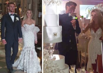 Il difensore della Juventus Daniele Rugani ha sposato la conduttrice Michele Persico a Torino