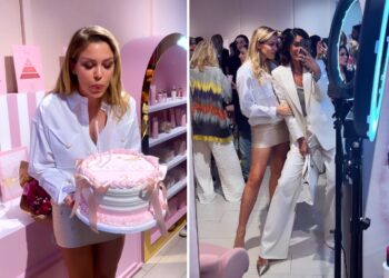 Costanza Caracciolo festeggia il suo brand a Milano con un pop up store tutto rosa