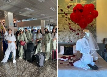 L'addio al nubilato di Cecilia Rodriguez in Andalusia con la sorella Belen, le amiche e la mamma