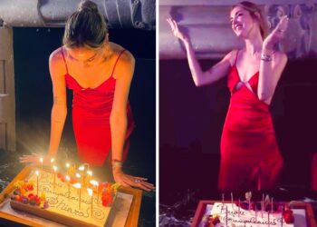 Chiara Ferragni festeggia 37 anni e spegne le candeline su quattro torte diverse