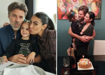 Fabio Fulco festeggia i 29 anni della moglie Veronica Papa insieme alla loro bimba Agnes