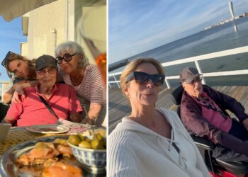 Filippa Lagerback vola in Svezia per trascorrere alcuni giorni con il papà