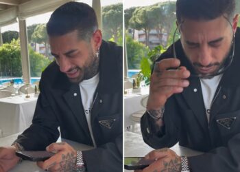 Francesco Chiofalo si mostra per la prima volta dopo l'operazione di cambio colore occhi, la fidanzata commenta: ''Brutto vederti così''