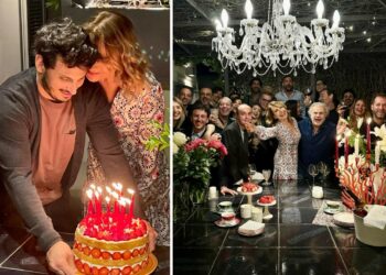 Barbara d'Urso, festa a sorpresa per i suoi 67 anni: baci e abbracci col figlio Emanuele, risate con gli amici. Le foto