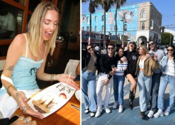 Chiara Ferragni torna da single in California e festeggia in anticipo il compleanno con le amiche: le foto