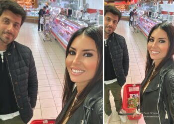 Elisabetta Gregoraci mostra un momento di quotidianità col fidanzato Giulio Fratini: lo scatto insieme al supermercato