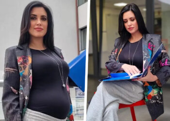 Claudia Ruggeri, Miss Claudia di 'Avanti un altro' e cognata di Sonia Bruganelli, dà un esame all'università al quarto mese di gravidanza: foto