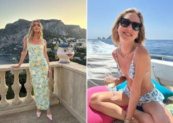 Chiara Ferragni, weekend da favola a Capri