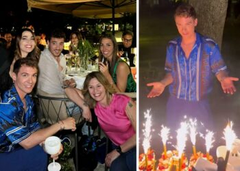 Le foto del party a Milano per i 34 anni di Alberto De Pisis