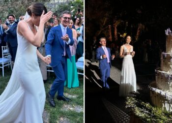 Le foto delle nozze dell'ex Miss Italia Daniela Ferolla con il manager Vincenzo Novari a Roma