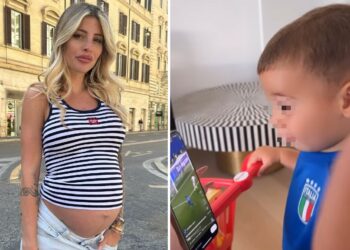 Chiara Nasti al settimo cielo per il goal del marito Mattia Zaccagni contro la Croazia che ha permesso all'Italia di non essere eliminata: guarda