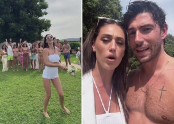 Cecilia Rodriguez e Ignazio Moser continuano a festeggiare dopo le nozze con un brunch nel verde