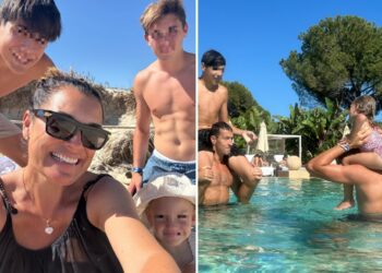 ''Tutto quello che desidero'': Alena Seredova col marito e tutti i figli in vacanza per quattro giorni di pura felicità