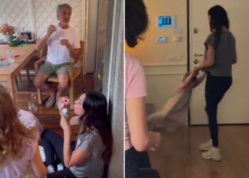 Belen Rodriguez festeggia i 3 anni della figlia Luna Marì con una settimana di ritardo: il party in casa a Milano con i nonni