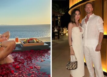 Ilary Blasi in vacanza a Mykonos con Bastian Muller