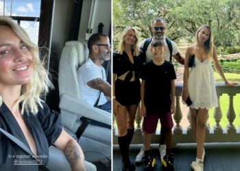 Katia Pedrotti e Ascanio Pacelli in tour in America con i figli a bordo di un camper
