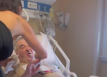 Antonella Mosetti, agosto a Roma con il papà