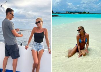 Federica Panicucci alle Maldive ad agosto col compagno