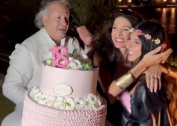 Perla Maria, figlia di Maria Monsé, e la torta dei 18 anni