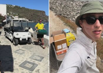 Achille Costacurta risponde alle critiche e si mostra mentre fa lavoretti estivi sotto il sole cocente delle Eolie: guarda