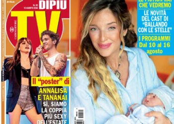 Guenda Goria posa per la prima volta in copertina con il figlio neonato Noah e racconta del difficile parto e del 'miracolo'
