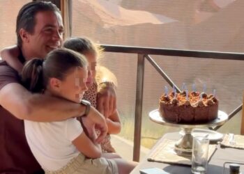Alessandro Matri festeggia 40 anni durante il Safari con Federica Nargi e le figlie