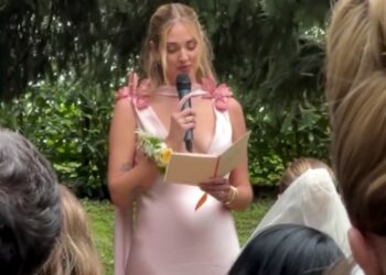 Il discorso in lacrime di Chiara Ferrgni al matrimonio della sua migliore amica