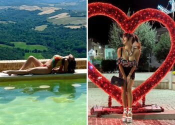 Francesca De Andrè finalmente felice in vacanza