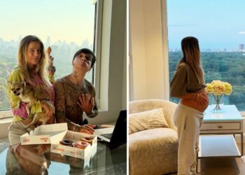 Ultimo e Jacqueline Luna Di Giacomo a New York aspettando il bambino