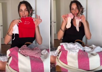 Rosalinda Cannavò al nono mese mostra il suo borsone per il parto, è pronta a correre in ospedale da un momento all'altro: guarda