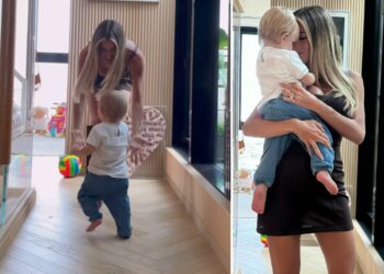 A poco più di un anno di vita la piccola Aria muove i suoi primi passi, mamma Diletta Leotta si scioglie dall'emozione: guarda