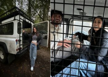 Cecilia Rodriguez e Ignazio Moser volano in Polonia tra boschi e cavalli