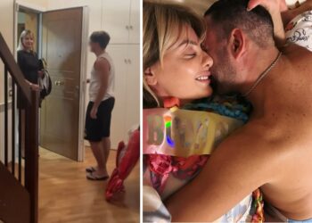 Manila Nazzaro torna a casa e trova la sorpresa di figli e marito per il suo 47esimo compleanno: guarda