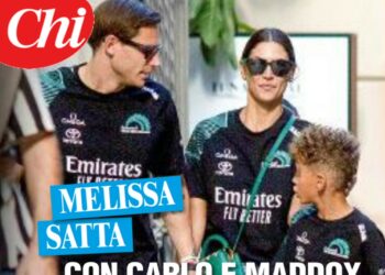 Melissa Satta e Carlo Beretta sempre più uniti: paparazzati ancora insieme al figlio di lei Maddox