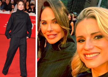 Ilary Blasi sul red carpet a Roma col singolare look: è la più fotografata della serata, guarda