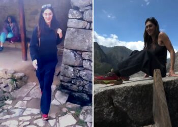 Cecilia Rodriguez e Ignazio Moser alle prese con la scalata del Machu Picchu