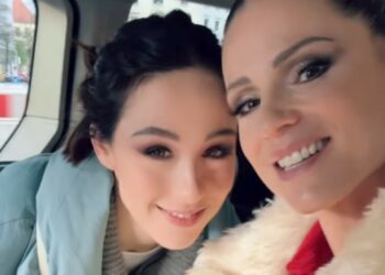 Michelle Hunziker pazza della sua bellissima Aurora