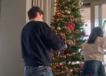 Alessandro Matri ha già preparato l'albero di Natale per la gioia di Federica Nargi