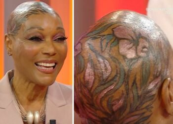 ''Ero stanca del trucco e parrucco'': Amii Stewart rivela in tv perché ha rasato la testa e se l'è tatuata tutta