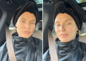 Bianca Balti dopo aver rasato i capelli a zero durante la chemio sfoggia un nuovo elegantissimo turbante per coprirsi la testa: foto