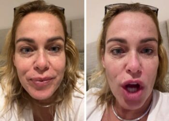 Sonia Bruganelli toglie per sbaglio il filtro durante la diretta Instagram e scherza con i follower: ''Ma che non me lo dite?''