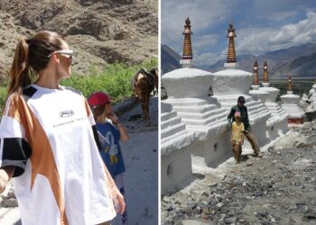 Le foto del viaggio in Tibet di Francesca Fioretti e la figlia Vittoria Astori