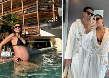 Giulia Salemi con il pancione di 8 mesi e Pierpaolo Pretelli si rilassano in Südtirol: le foto romantiche
