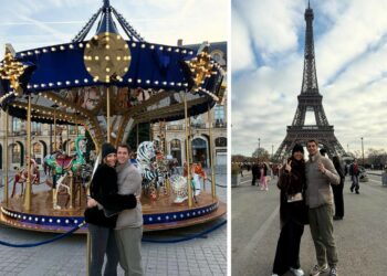 Cristina Chiabotto vola a Parigi con il marito Marco Roscio