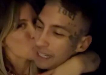 Wanda Nara romantica a Natale con il fidanzato L-Gante