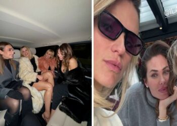 Le foto del lussuoso weekend a Saint Moritz di Michelle Hunziker e Ilary Blasi