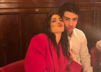 Giulia De Lellis festeggia 29 anni a Roma con il fidanzato Tony Effe 