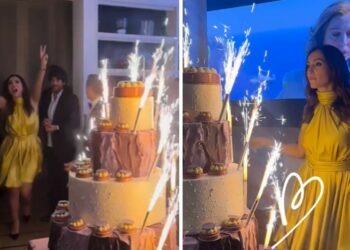 Caterina Balivo festeggia 45 anni con un party vip a Milano
