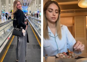 Chiara Ferragni vola a Dubai durante la settimana di Sanremo