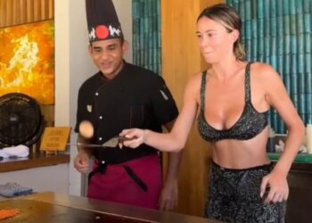 Diletta Leotta fallisce la lezione di cucina alle Maldive